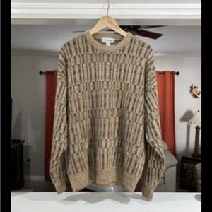 VINTAGE David Taylor Sweater Men Size XL Fair Isle 90s